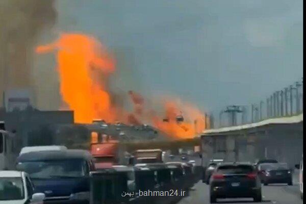 انفجار تانکر گاز در پایتخت مکزیک با 3 کشته و 70 زخمی به علاوه فیلم