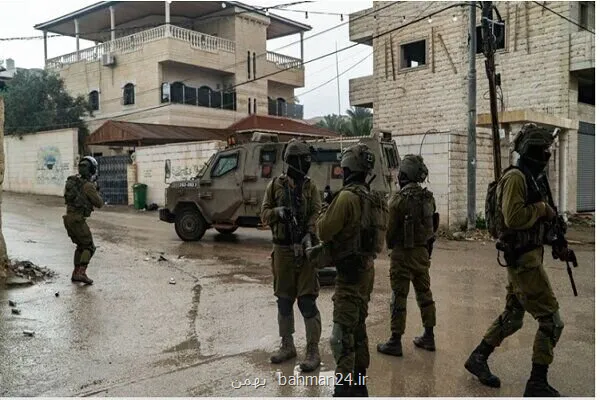 ادامه یورش نظامیان رژیم صهیونیستی به کرانه باختری