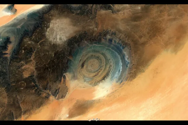 عکس آژانس فضایی اروپا از چشم صحرا