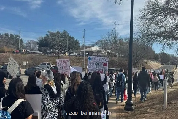 اعتراض دانش آموزان آمریکایی به سیاستهای مهاجرتی ترامپ